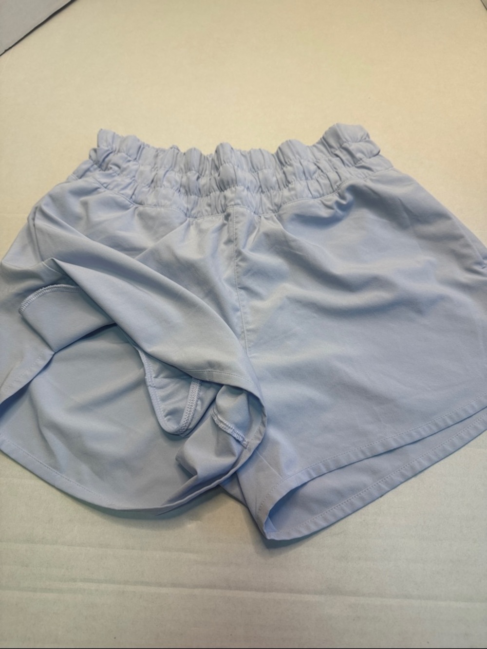 Atleta Girl Women’s Light Blue Elastic Waist Athletic Shorts